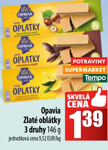 Opavia Zlate oblátky