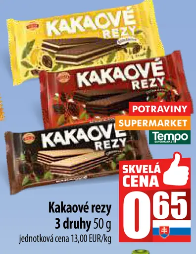 Kakaové rezy