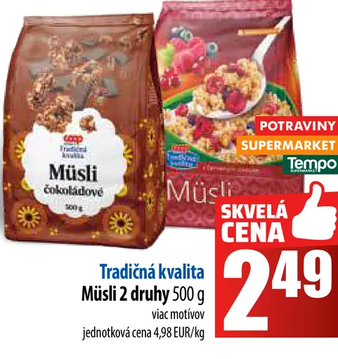 Müsli čokoládové