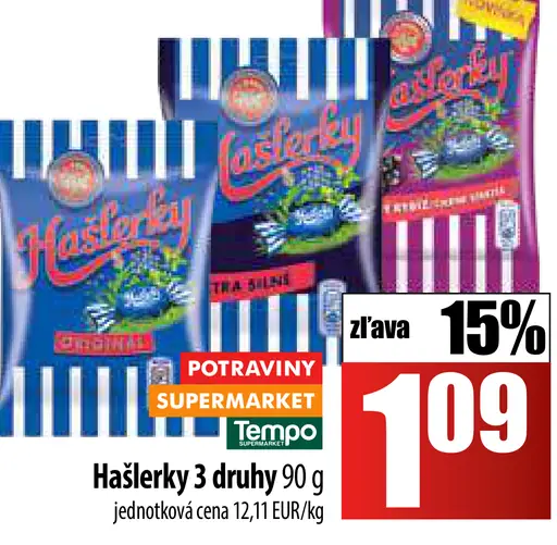 Hašlerky lesná zmes