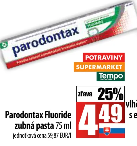Parodontax Fluoride zubná pasta