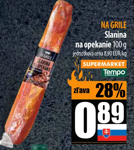 COOP Domáca slanina na opekanie