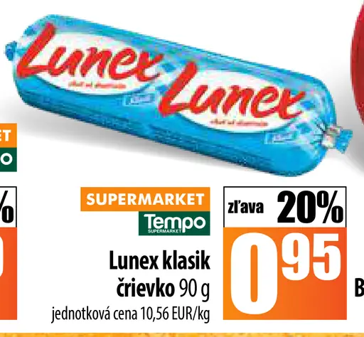 Lunex klasický črievko