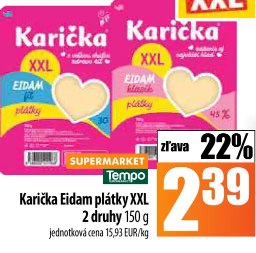 Karička Eidam plátky XXL
