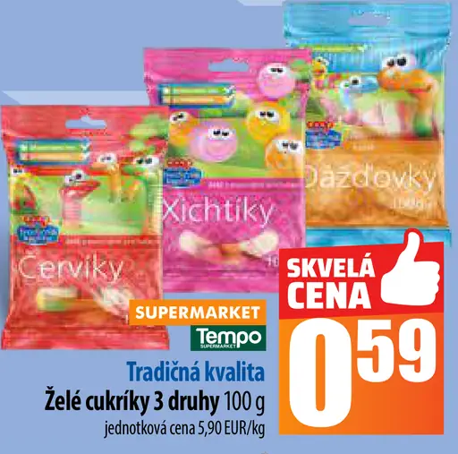 Tradičná kvalita Želé cukríky