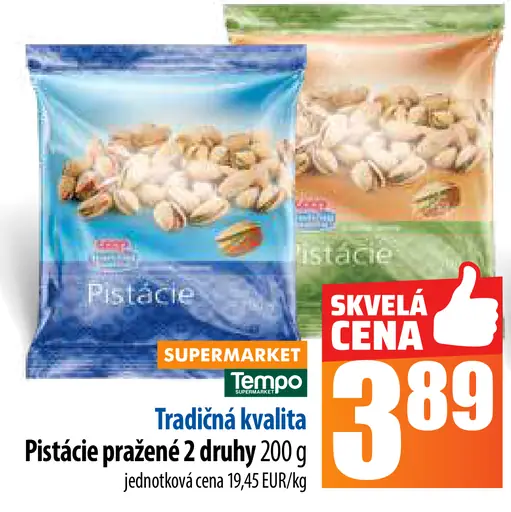 Tradičná kvalita Pistácie pražené