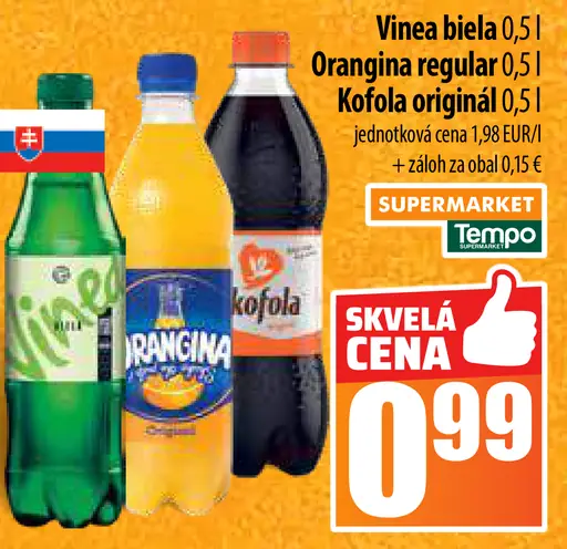 Vinea biela/Orangina/Kofola