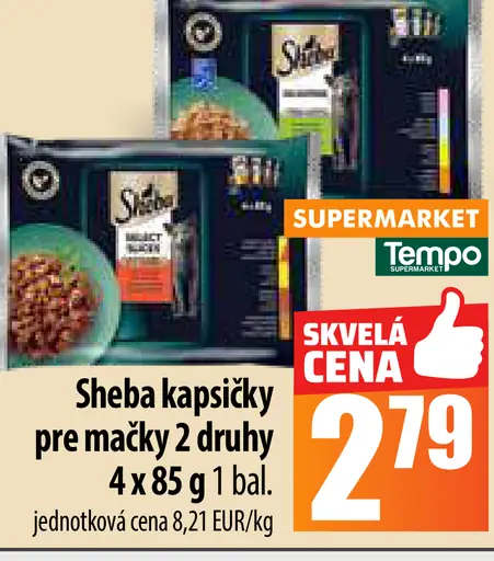 Sheba kapsičky pre mačky