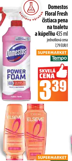 Domestos Floral Fresh čistiaca pena