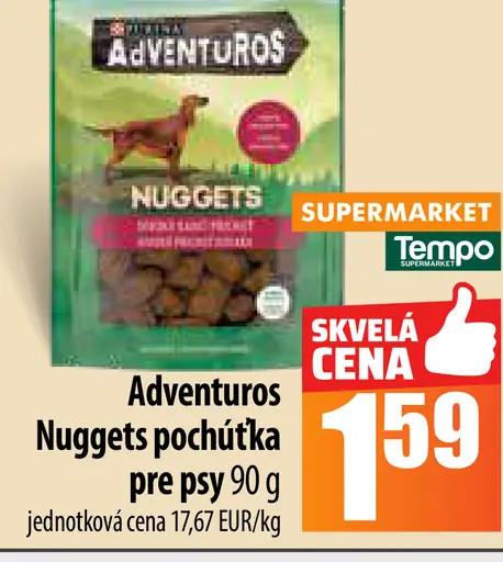 Adventuros Nuggets pochúťka pre psy