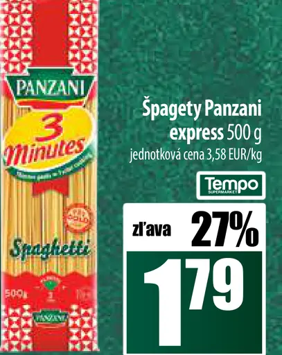Panzani Špagety express
