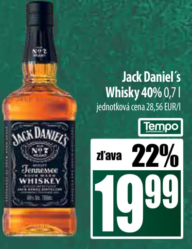 Jack Daniel’s Whisky 40%