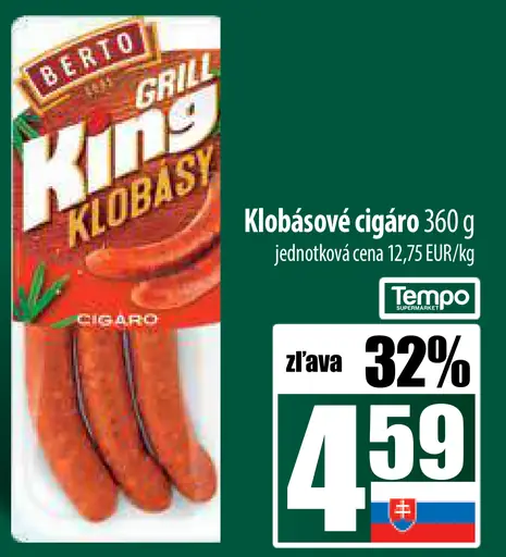 Berto Grill King klobásy