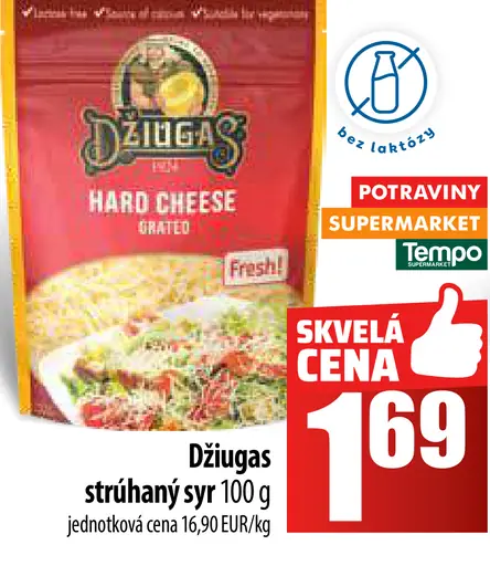 Džiugas syr strúhaný