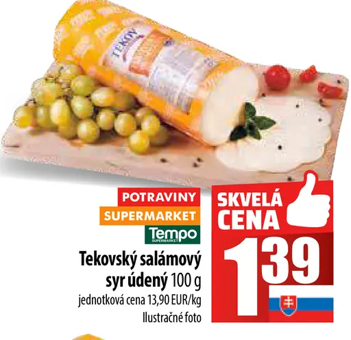 Tekovský salámový syr