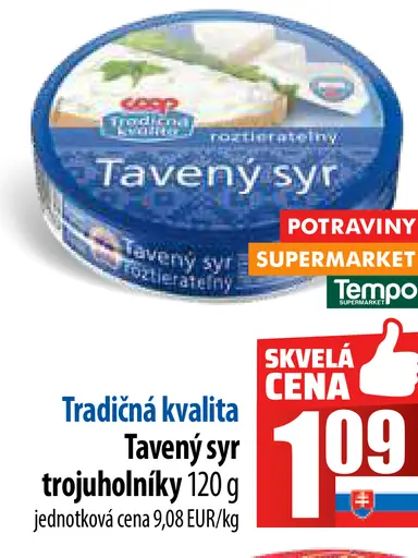 K-Classic Tavený syr