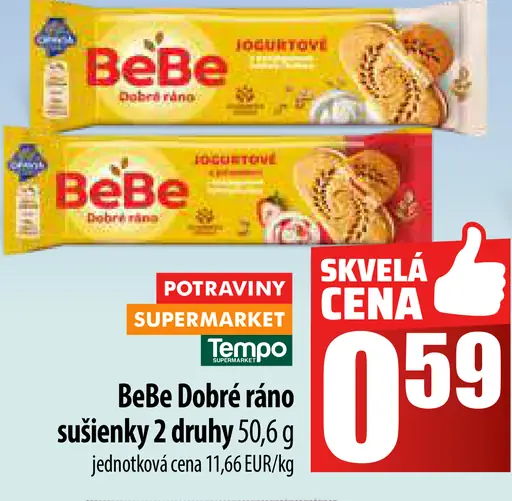 BeBe Dobré ráno sušienky