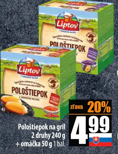 Polotiepol na gril