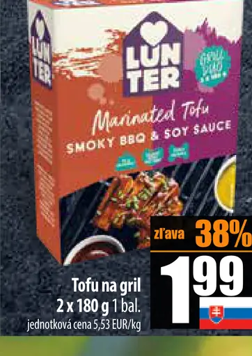 Lunter Tofu marinované