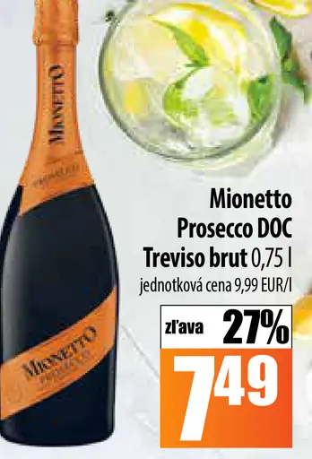 Mionetto Prosecco DOC Treviso Brut
