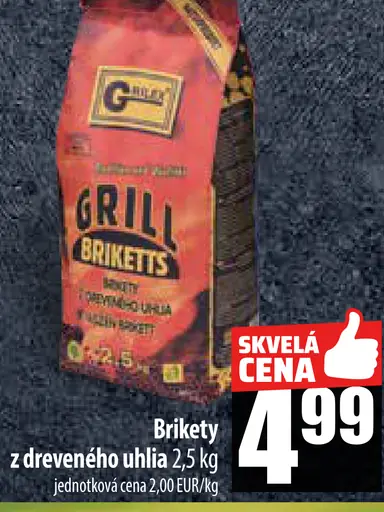 Schneider Brikety z dreveného uhlia