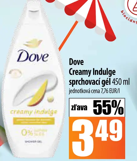 Dove Creamy Indulge sprchovací gél