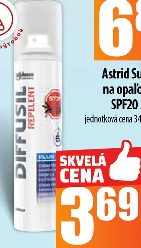 Diffusil repelent proti komárom a kliešťom