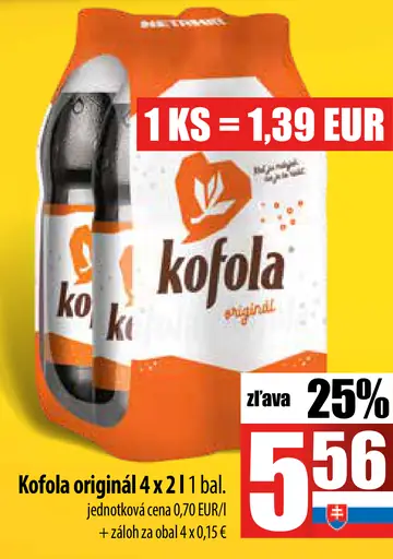 Kofola originál plechovka