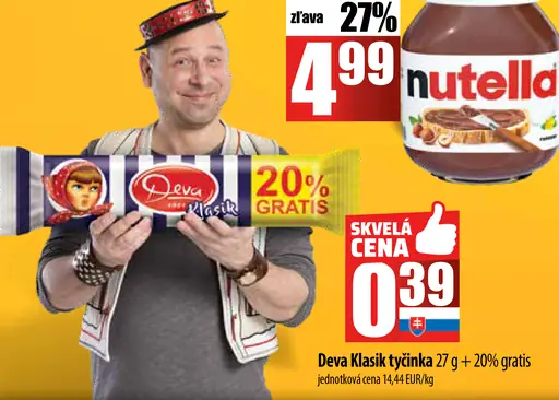 Deva Klasik tyčinka