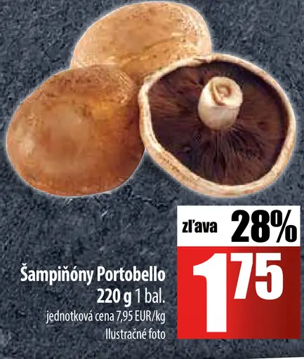 Šampiňóny Portobello