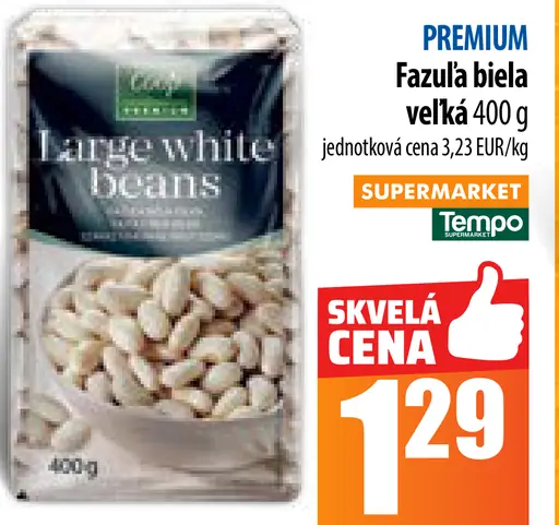 Fazuľa biela veľká