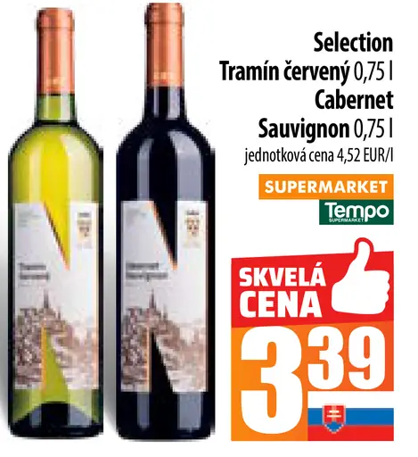 Selection Tramín červený / Cabernet Sauvignon