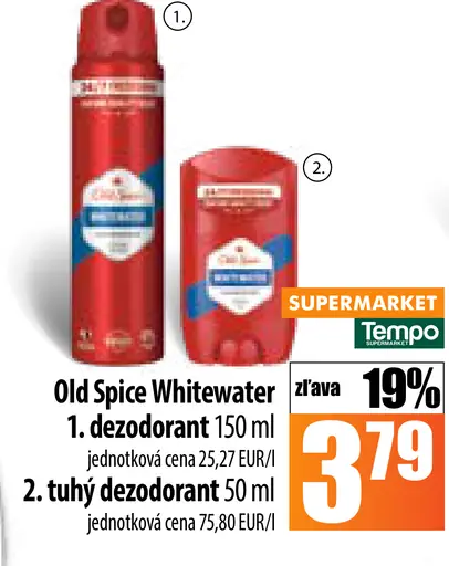 Old Spice Whitewater deodorant