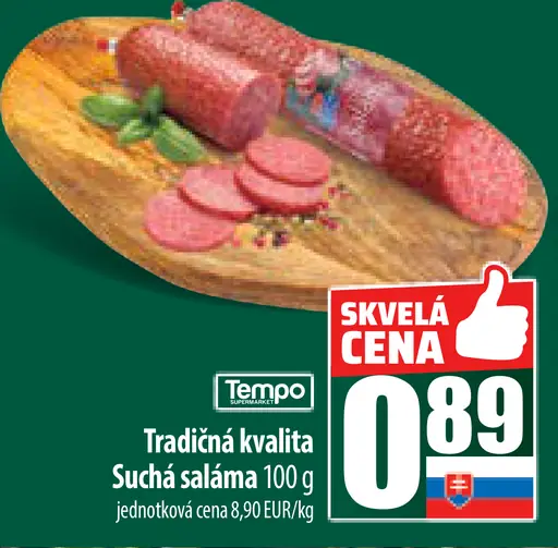 Tradičná kvalita suchá saláma