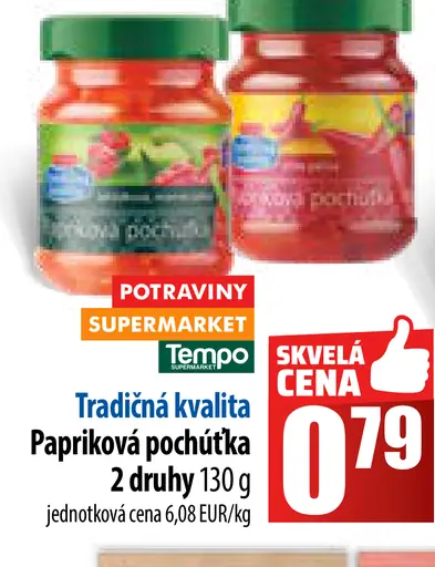 Tradičná kvalita Papriková pochúťka