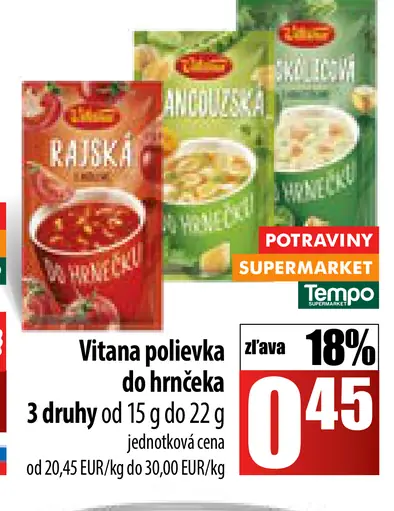 Vitana polievka do hrnčeka