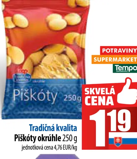 Tradičná kvalita Piškóty