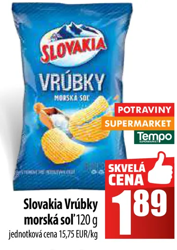 Slovakia Vrúbky morská soľ