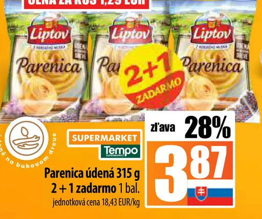 Liptov Parenica údená