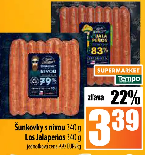 Šunkový s nivou Los Jalapeños