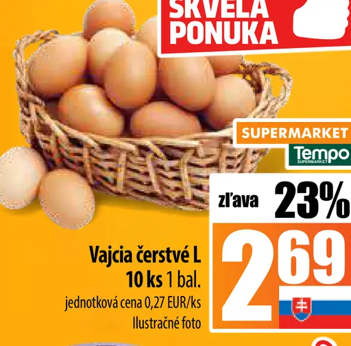 Čerstvé vajcia