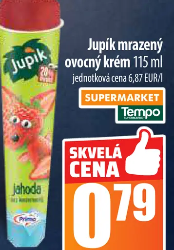 Jupik mrazený ovocný krém