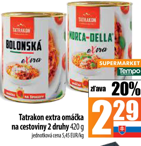 Tatramilk Bolonská omáčka
