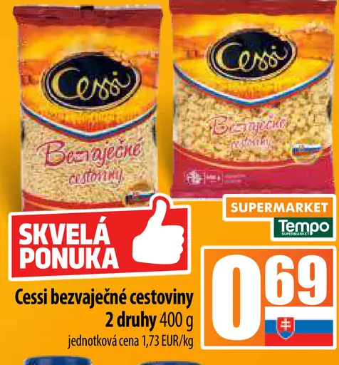 Cessi bezvaječné cestoviny