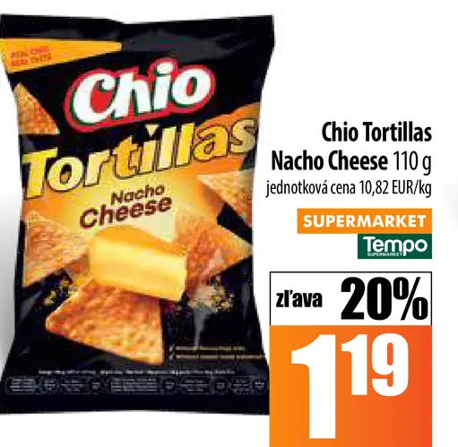 Chio Tortillas Nacho Cheese