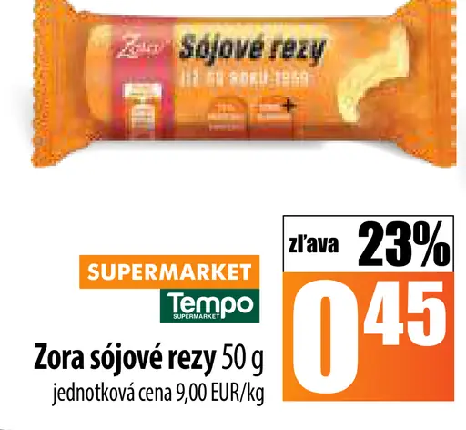Zora sójové rezy
