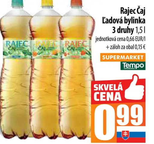 Rajec Čaj ľadová bylinka mäta