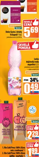 Rio Cold Press ovocná šťava jablko marhuľa