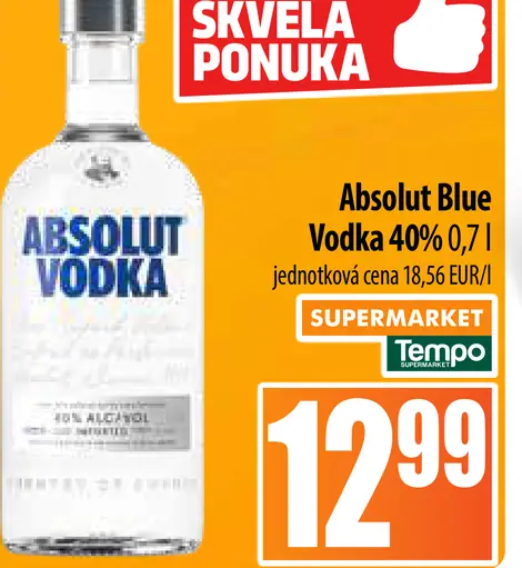 Absolut Vodka Blue