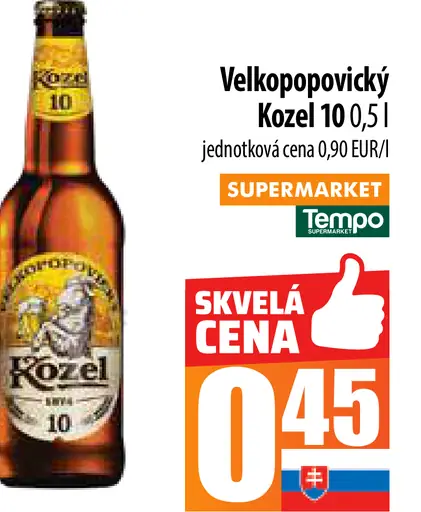 Velkopopovický Kozel plechovka